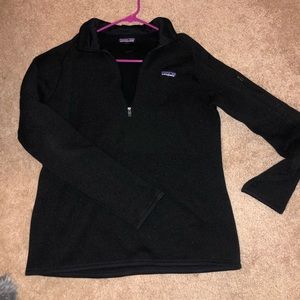 patagonia better sweater. 1/4 zip fleece sweater
